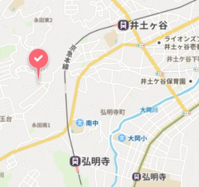 ハイムリバーフラットの地図