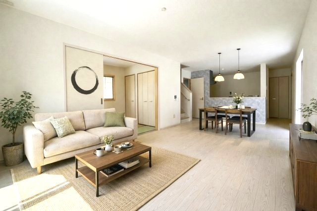 【外観】 | 春日市天神山1丁目1期　2号棟（全2棟）【仲介手数料無料・0円】 | 現地写真。同じ物件を見るなら、プラス不動産販売にお任せ下さい。