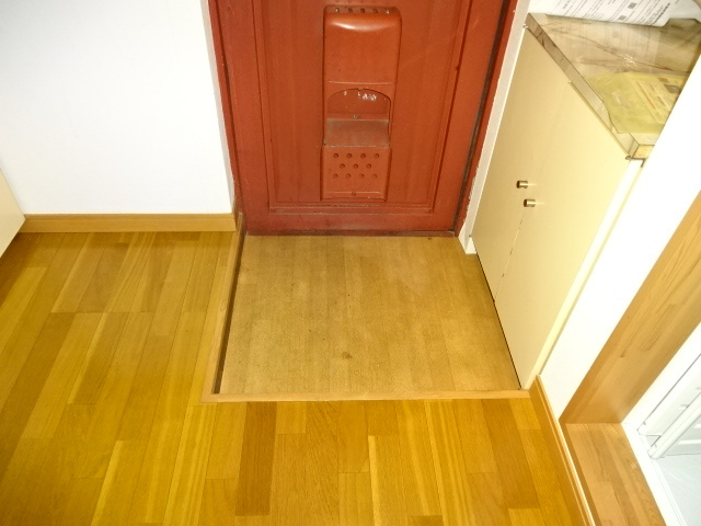 畠平コーポの玄関