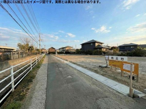 森②　土地のその他|※プラン例は参考資料で、本物件は建築条件無の土地です。お好きなメーカーで建築可。表示価格に建物・外構・諸経費等は含みません。プラン内の家具等はイメージで価格に含まれません。

