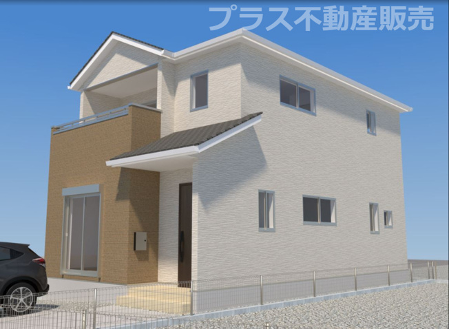 【外観】 | 春日市天神山1丁目1期　1号棟（全2棟）【仲介手数料無料・0円】 | ※画像準備中ですが現地完成しました。