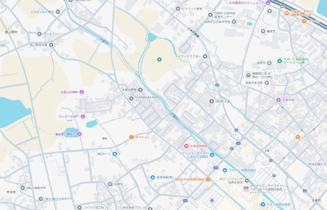 加西市北条町北条　第5期　新築一戸建ての地図
