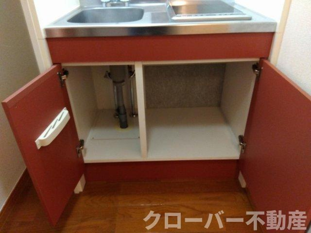 レオパレスカサベージュのキッチン