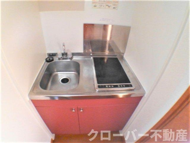 レオパレスカサベージュのキッチン