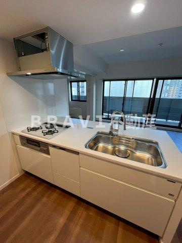 S-RESIDENCE松屋町asence　BRAVI不動産のキッチン|【S-RESIDENCE松屋町asence】使いやすいキッチンです