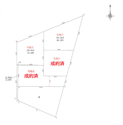 【区画図】 | 霧島市国分下井　宅地３