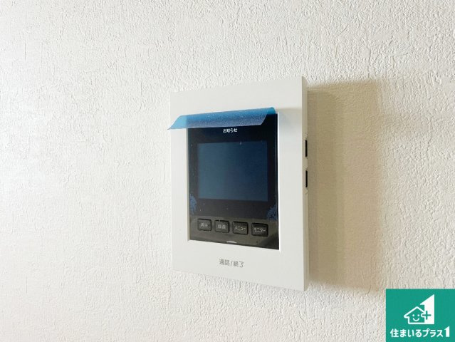 神戸市北区西山　第1期　新築一戸建てのセキュリティ|カラーモニターインターホン！声だけでなく来訪者の姿や顔がモニターで確認できるので、小さなお子様がいらっしゃるご家庭でも安心できます！