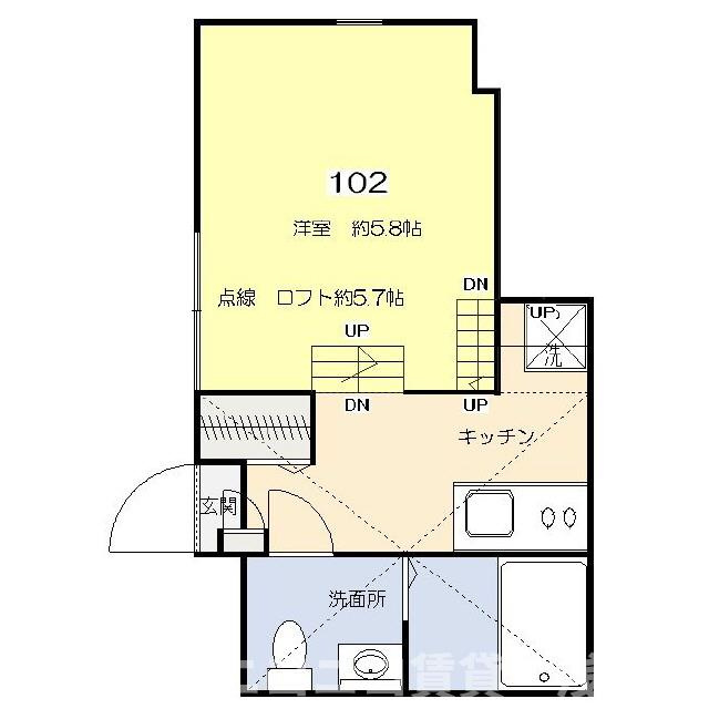セレーナあらかわ遊園の間取り