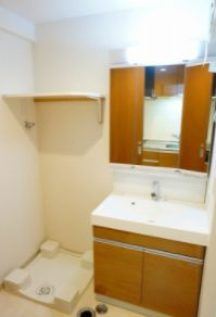 【独立洗面台】 | BLESS西巣鴨 | 独立洗面台、小物を置くことができて便利です