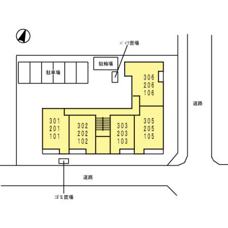 エテルナ瑞江の区画図