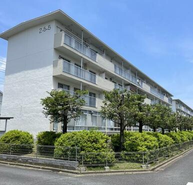 上尾富士見中層住宅5号棟の外観|外観は落ち着いています