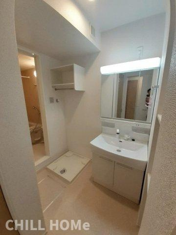 ニューメゾンの洗面所|当社、チルホームのHPもご覧ください(^^)/物件情報多数♪