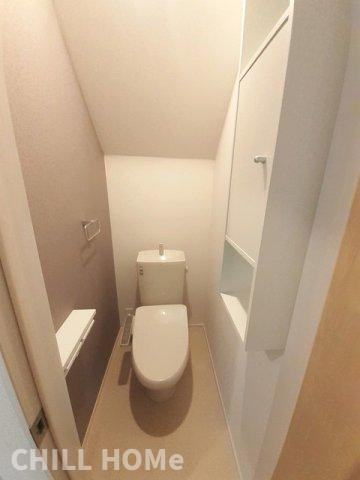 ニューメゾンのトイレ|当社、チルホームのHPもご覧ください(^^)/物件情報多数♪