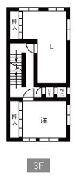 大和田店舗付住宅の間取り