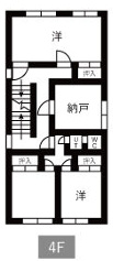 大和田店舗付住宅の間取り