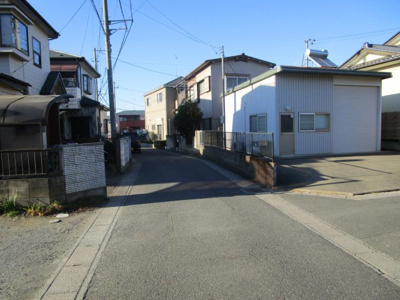 【前面道路含む現地写真】 | 桶川市坂田　売地