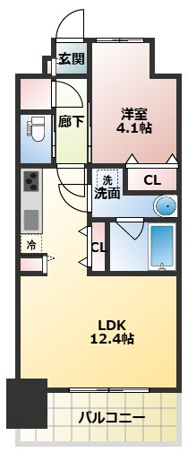 スプランディッド梅田グランノースの間取り
