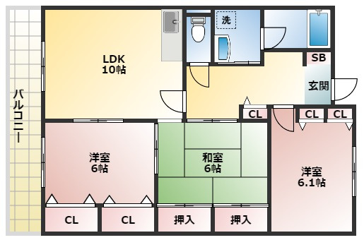 VIO東中野の間取り