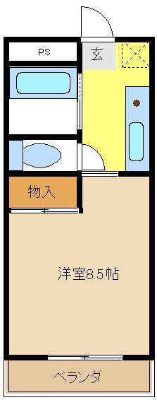 ラポール林２の間取り