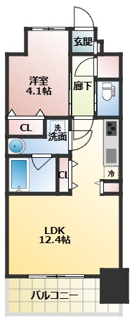スプランディッド梅田グランノースの間取り