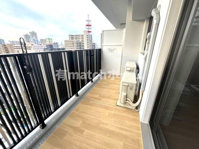 スプランディッド城東関目のバルコニー