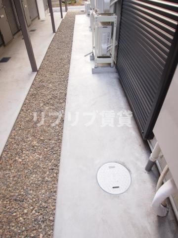 フォレストツインハウスＮ棟のバルコニー