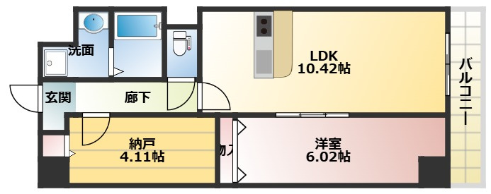 アーバンパーク新大阪の間取り