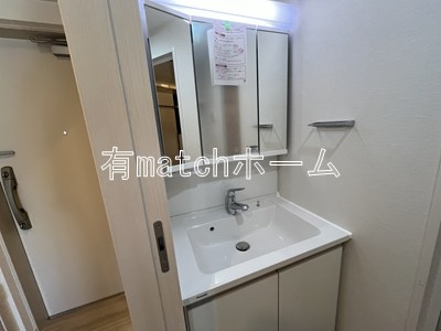 スプランディッド上本町WESTの独立洗面台