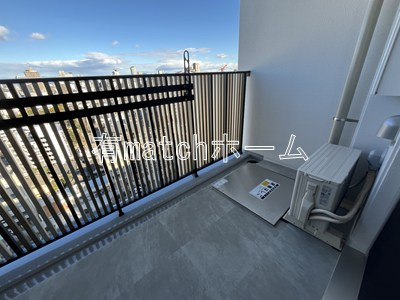 スプランディッド上本町WESTのバルコニー