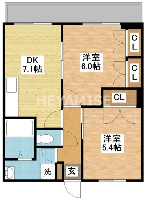 メイプルガーデン愛野の間取り