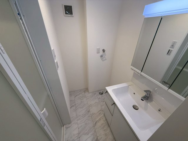 ソレイユビセレクト法蓮町Ⅳの洗面所