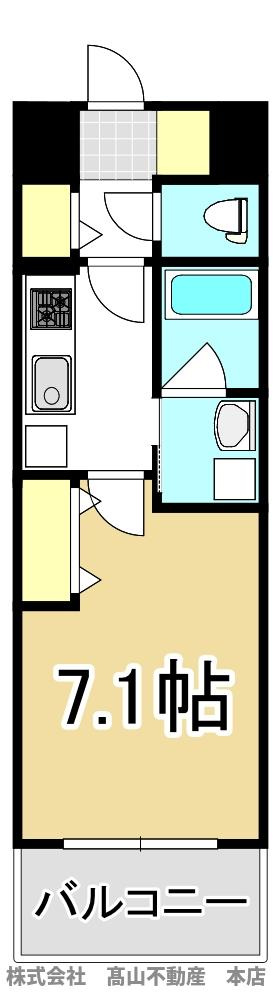 ロイヤルタワー文教の杜の間取り