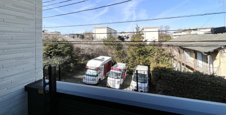 川崎市多摩区三田２丁目のアパートの展望