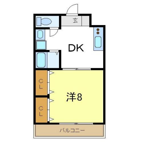 マンションパピルスの間取り