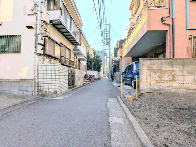 墨田区東向島６丁目の売地の前面道路含む現地写真|～前面道路含む現地写真～