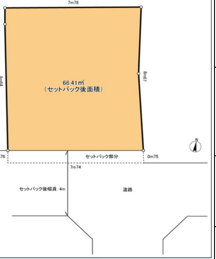 【土地図】 | 墨田区東向島６丁目の売地 | ～区画図～