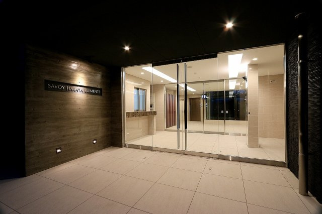 サヴォイ博多エレメンツ　7階のエントランス