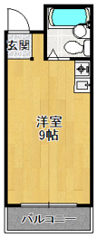 コーポUの間取り