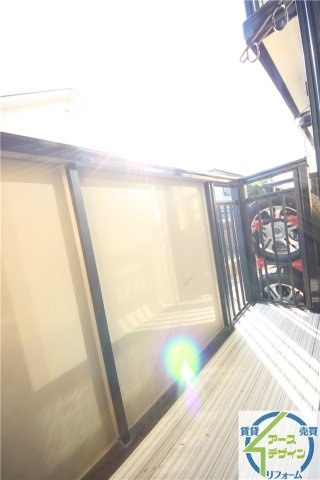 MCハイツⅡ・Ⅲのバルコニー|※類似部屋
