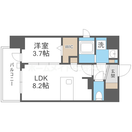 【間取り】 | プランドール新北野