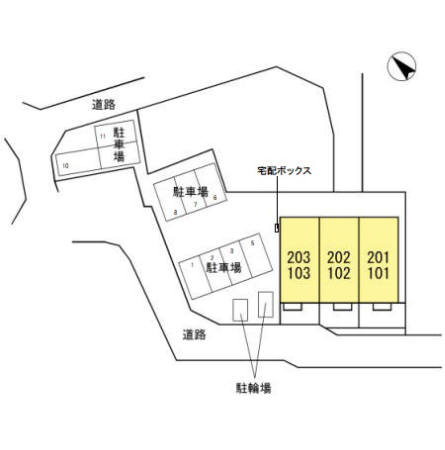 Ｃｉｅｌ　　刈谷市近郊の賃貸はクラスホーム刈谷店の区画図