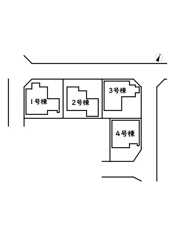 タマタウン太子町いかるがⅡ/全4号棟の区画図
