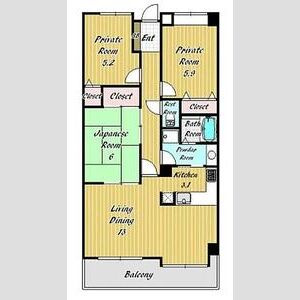 ルナガーデンの間取り