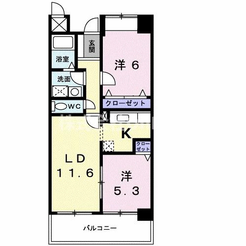 【間取り】 | メルヴェイユ－山本