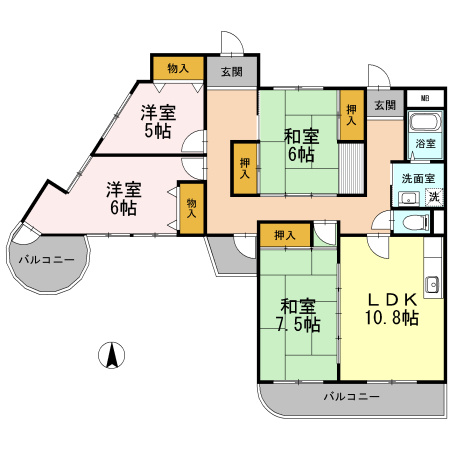 ブランベール大久保の間取り