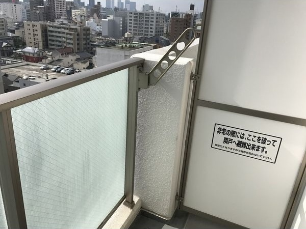 フローライト徳川のバルコニー