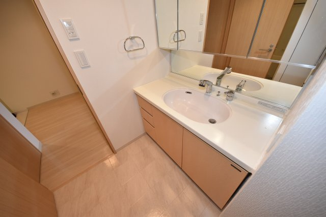 サンクタスタワー心斎橋ミラノグランデの洗面所