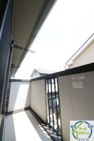 ボナール白水2棟のバルコニー|※類似写真