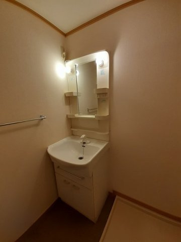 ソレアードＣ　　刈谷市近郊の賃貸はクラスホーム刈谷店の洗面所|スペースが確保できる洗面所です