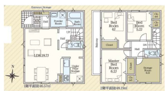  | 【名古屋市守山区桔梗平2丁目1801新築戸建1号棟】✨️仲介手数料無料✨️吉根小学校・吉根中学校